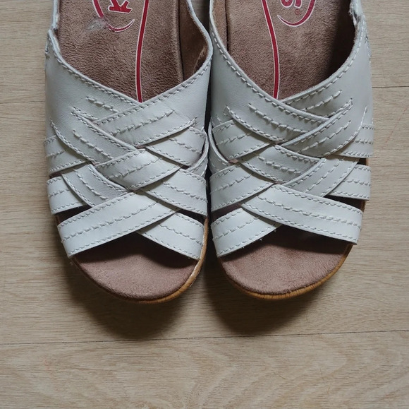 Klogs White Slide Strappy Sandals Women's Size 7.5 - Picture 2 of 8